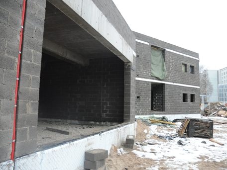Pašvaldības pirmsskolas izglītības iestādes celtniecības process (19.12.2008)