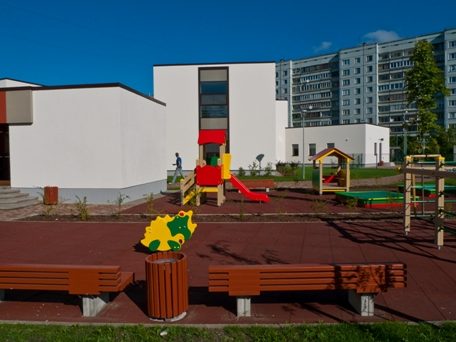 Jaunuzceltais bērnudārzs "Austriņa" nodots ekspluatācijai (31.08.2009)