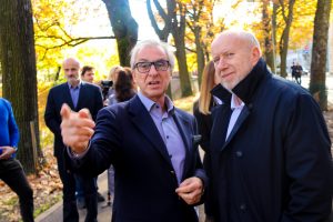 Latvijas Nacionālā teātra ēkas jaunā piebūve ver durvis saviem skatītājiem