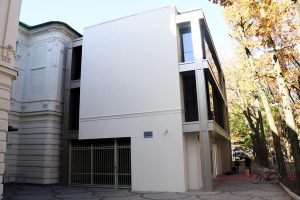 Latvijas Nacionālā teātra ēkas jaunā piebūve ver durvis saviem skatītājiem