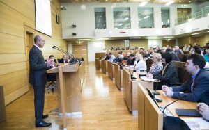 Vairāk nekā 80 namīpašnieku piedalījās seminārā par Rīgas pašvaldības līdzfinansējuma saņemšanu kultūras pieminekļu saglabāšanai