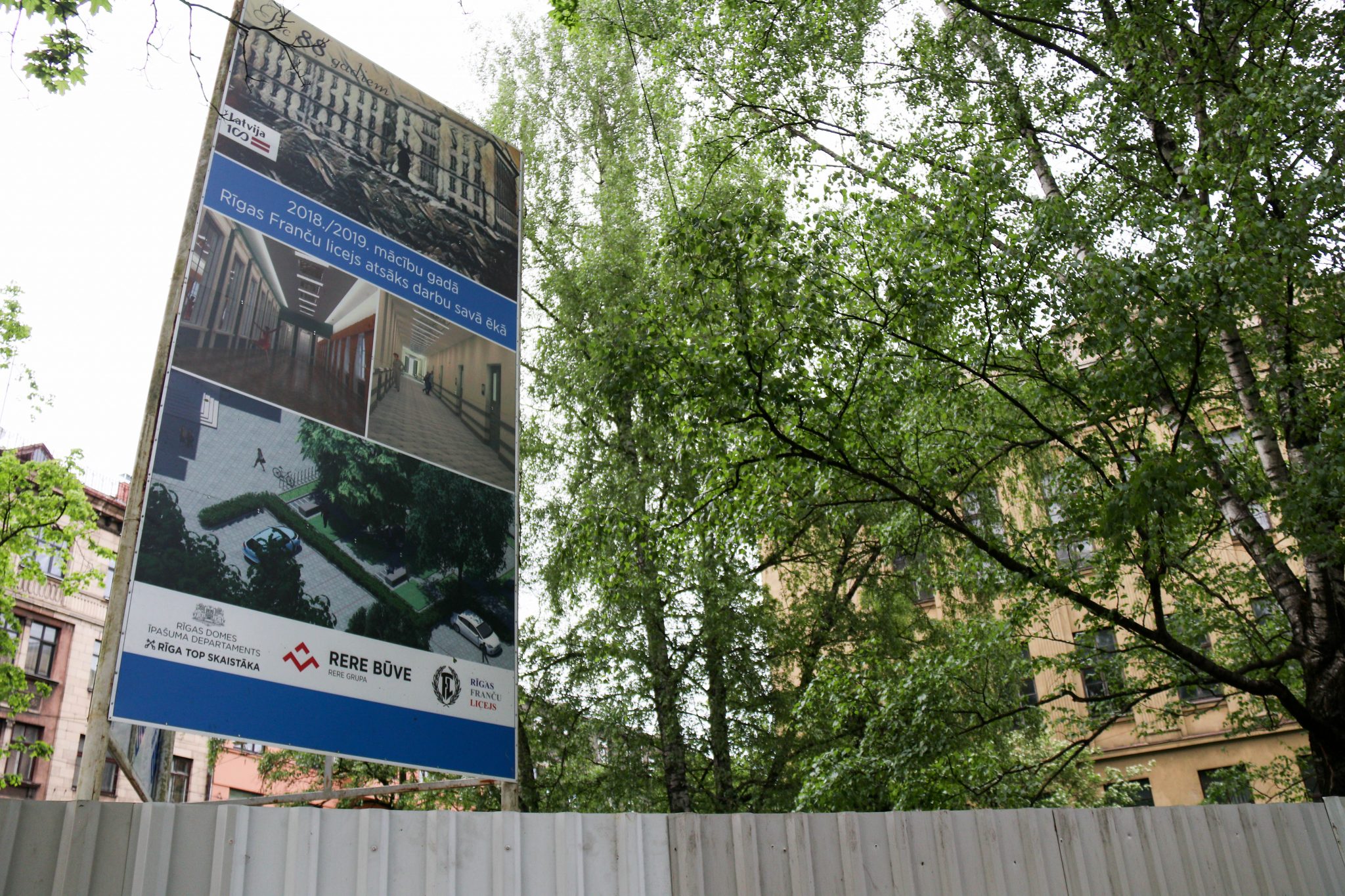 Rīgas Franču liceja vēsturiskās ēkas renovācija Krišjāņa Valdemāra iela 48, Rīgā