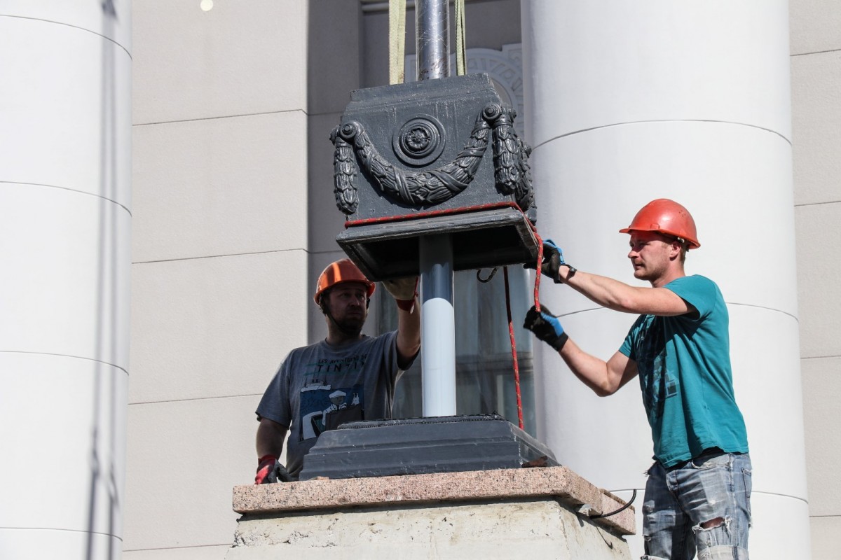 Paveikti 80% no kultūras pils “VEF” rekonstrukcijas darbiem