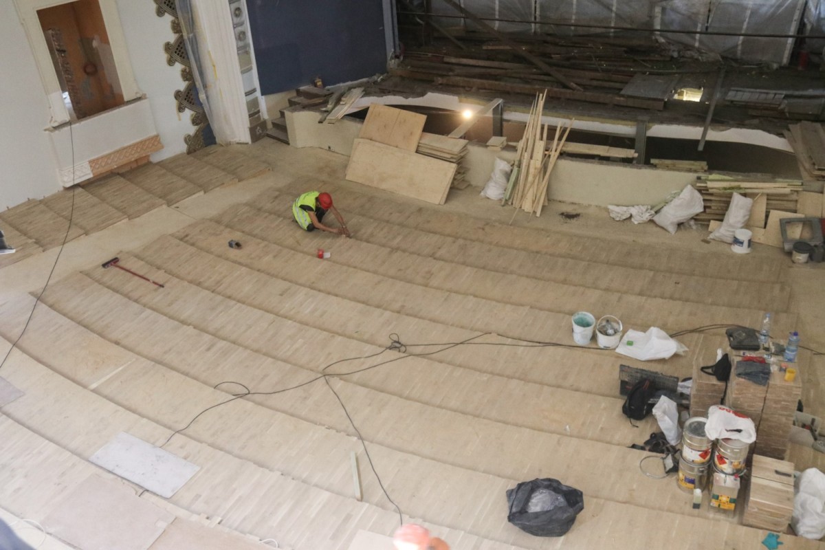 Paveikti 80% no kultūras pils “VEF” rekonstrukcijas darbiem