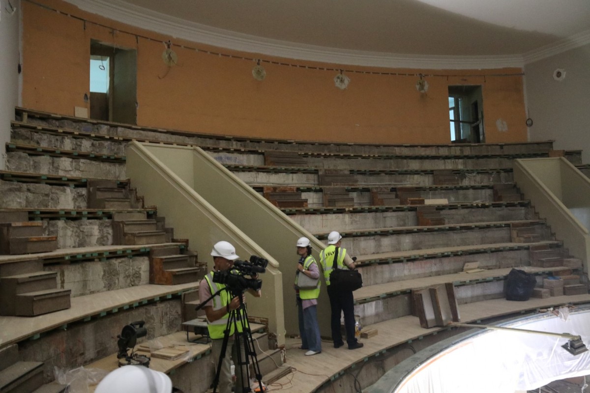 Paveikti 80% no kultūras pils “VEF” rekonstrukcijas darbiem