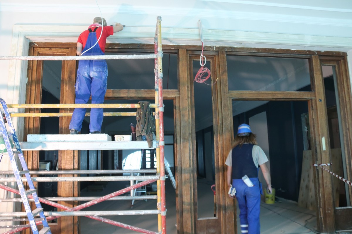 Paveikti 80% no kultūras pils “VEF” rekonstrukcijas darbiem