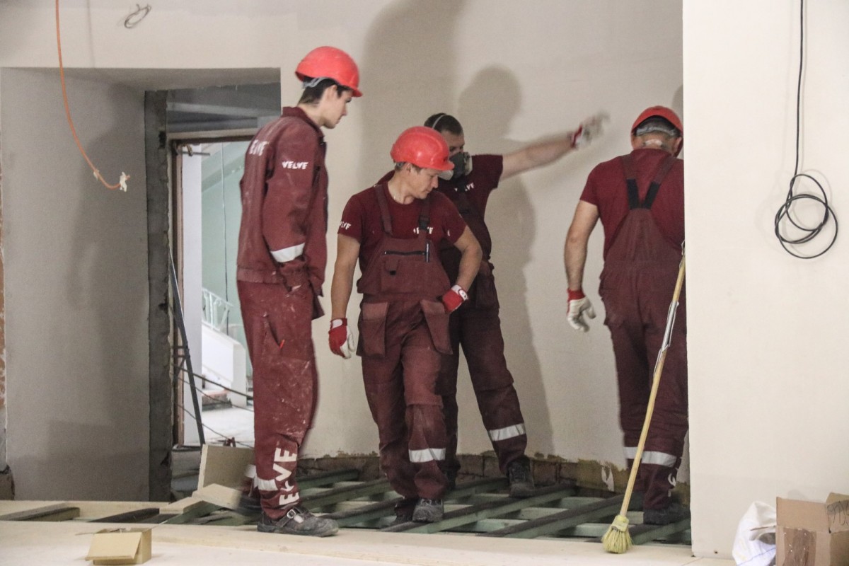 Paveikti 80% no kultūras pils “VEF” rekonstrukcijas darbiem