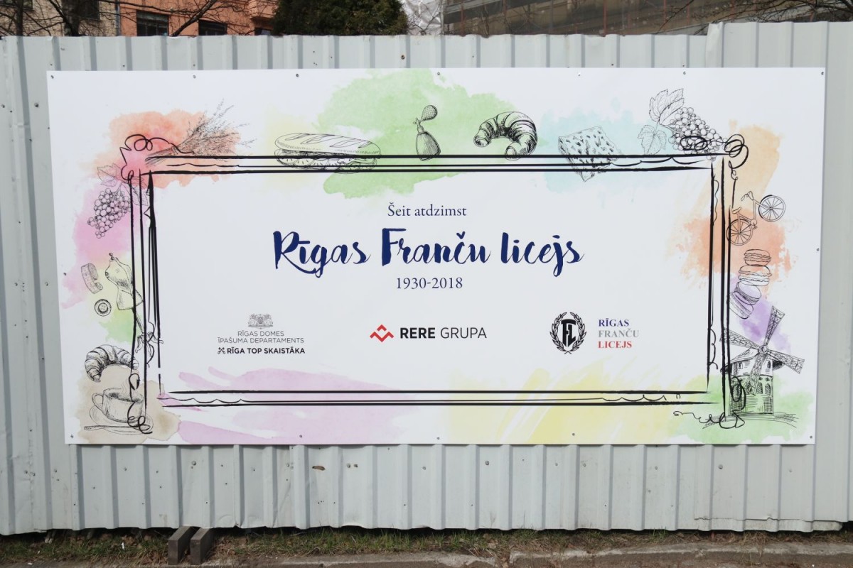 1. septembrī Rīgas Franču licejs atgriezīsies vēsturiskajā ēkā