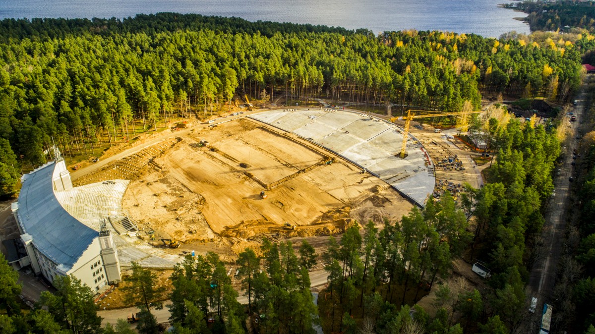 Dziesmu un Deju svētku Rīgas domes rīcības komiteja iepazīsies ar Mežaparka Lielās estrādes pārbūves darbiem