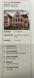 Lepojamies! Puškina liceja ēka skatītāju balsojumā savā nominācijā starptautiskajā arhitektūras konkursā „Baumit LifeChallenge” ieguva godpilno sesto vietu