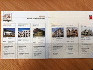 Lepojamies! Puškina liceja ēka skatītāju balsojumā savā nominācijā starptautiskajā arhitektūras konkursā „Baumit LifeChallenge” ieguva godpilno sesto vietu