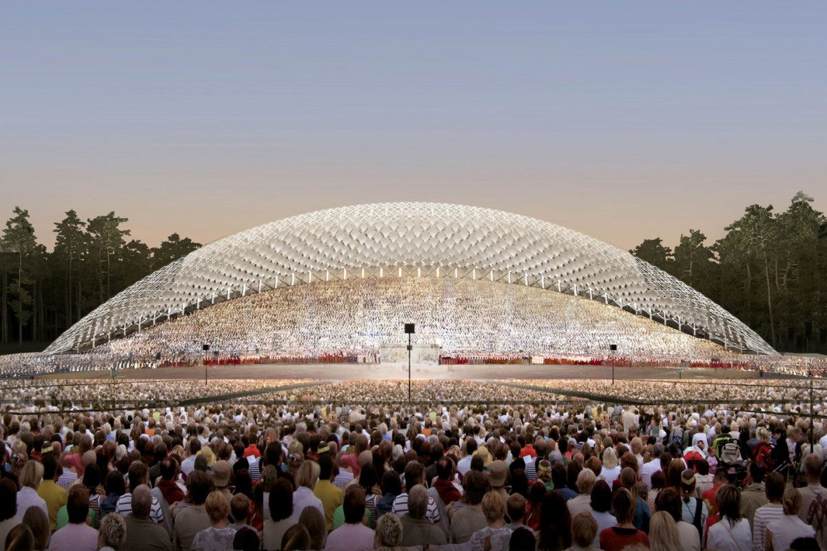 Mežaparka Lielās estrādes otrās kārtas pirmā posma būvdarbu iepirkumā saņemti divi piedāvājumi