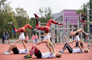 Sporta un aktīvās atpūtas laukums apkaimē pie Mežciema pamatskolas un Rīgas 89.vidusskolas, Hipokrāta ielā 27/29