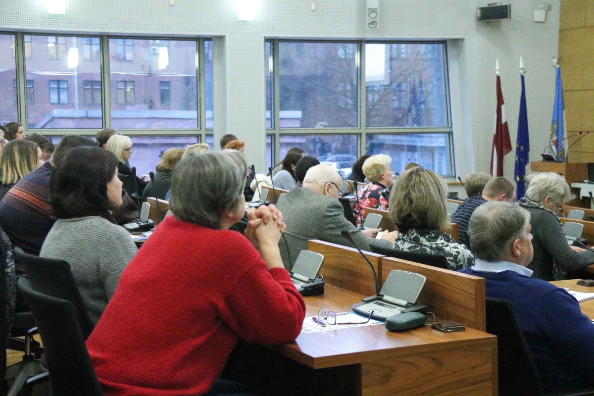 Informatīvais seminārs par Rīgas pašvaldības līdzfinansējumu kultūrvēsturiskā būvmantojuma saglabāšanai 2019. gadā pulcē vairāk nekā 130 interesentu