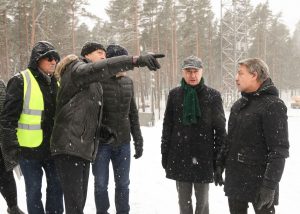 Mežaparka Lielās estrādes skatītāju laukā ierīkotais “Rīgas sniega parks” aicina izbaudīt ziemas sportiskās aktivitātes