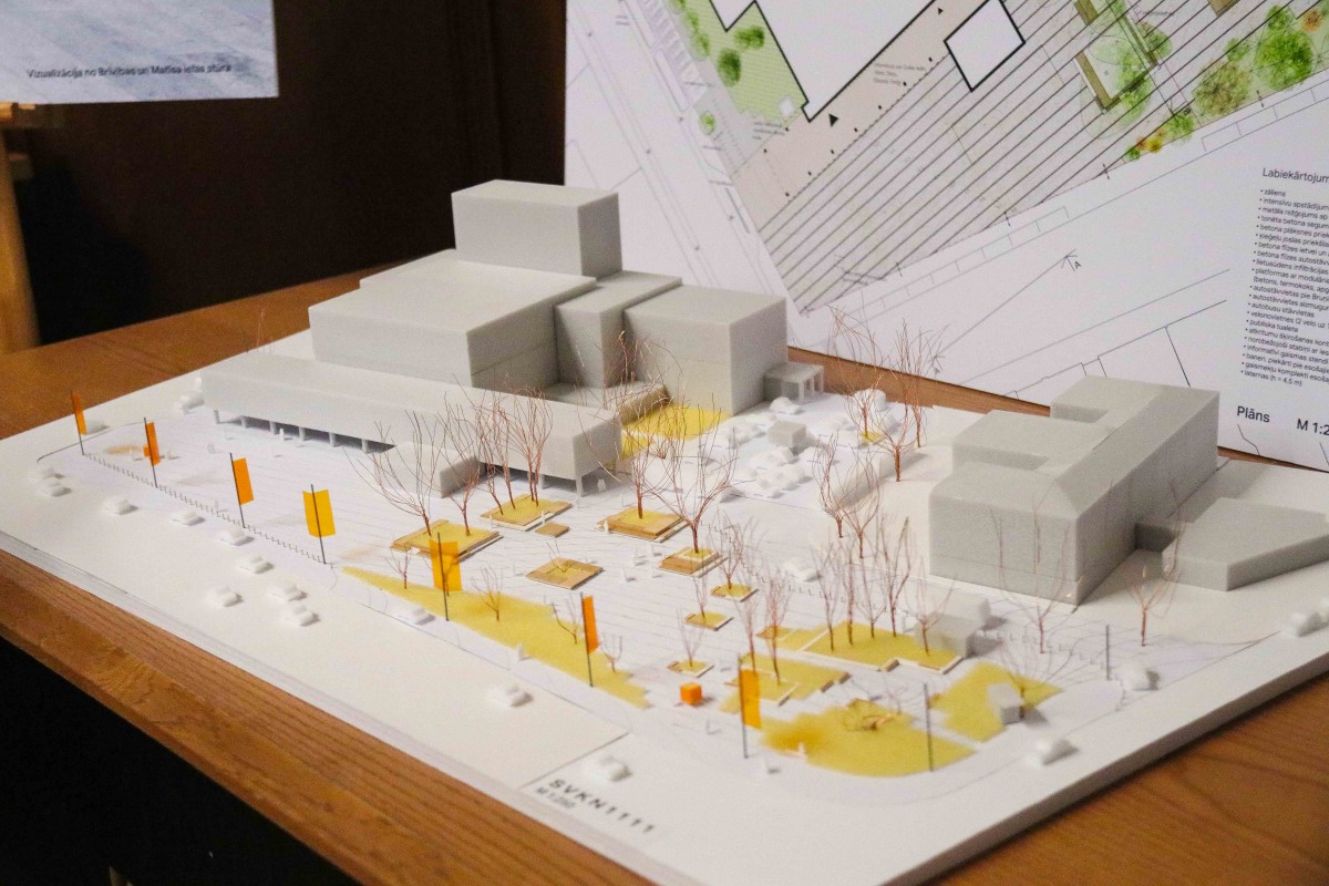 Dailes teātra teritorijas labiekārtojuma metu konkursā uzvar arhitektu biroja „MADE arhitekti” projekts