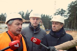 Mežaparka jaunās estrādes būvdarbi apsteidz plānoto darbu grafiku par aptuveni pusotru mēnesi