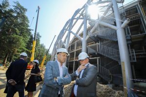 Mežaparka jaunās estrādes būvniecība norit pēc plānotā grafika