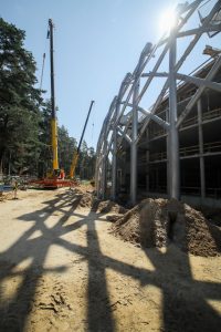 Mežaparka jaunās estrādes būvniecība norit pēc plānotā grafika