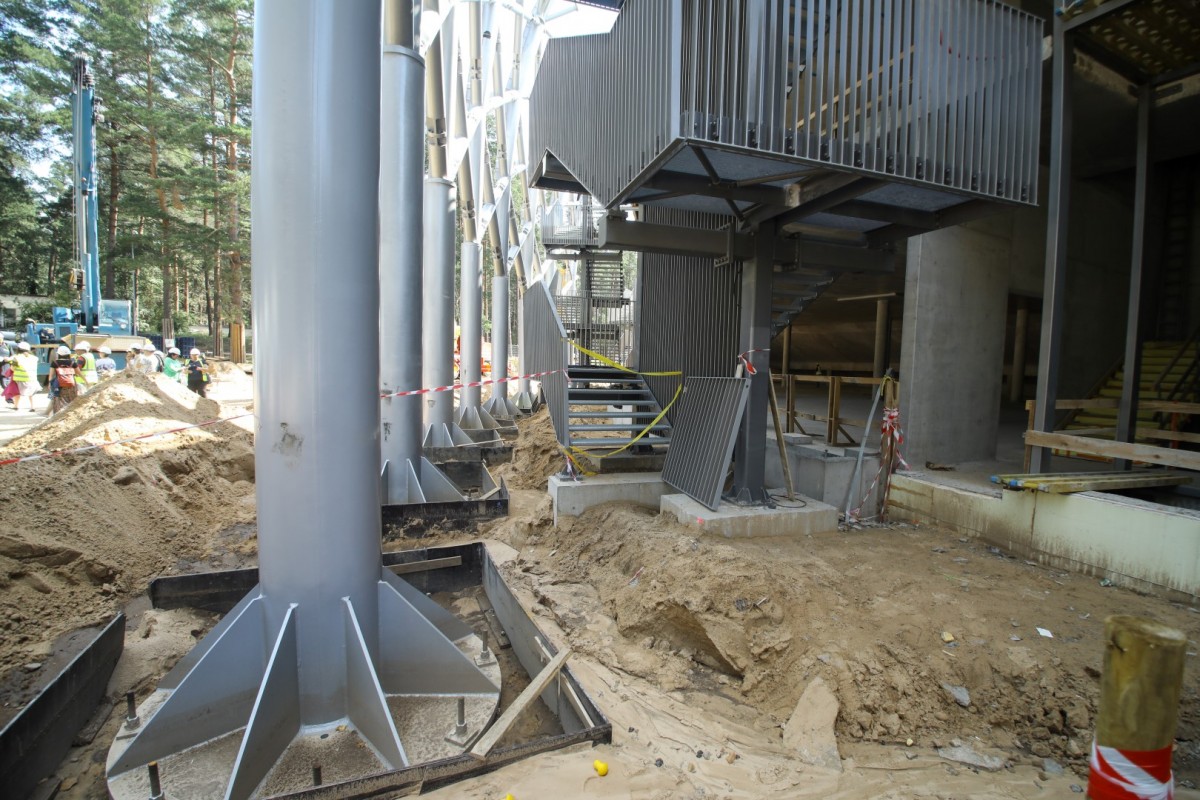 Mežaparka jaunās estrādes būvniecība norit pēc plānotā grafika