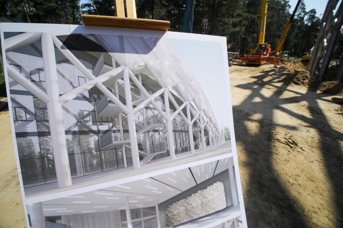 Mežaparka jaunās estrādes būvniecība norit pēc plānotā grafika