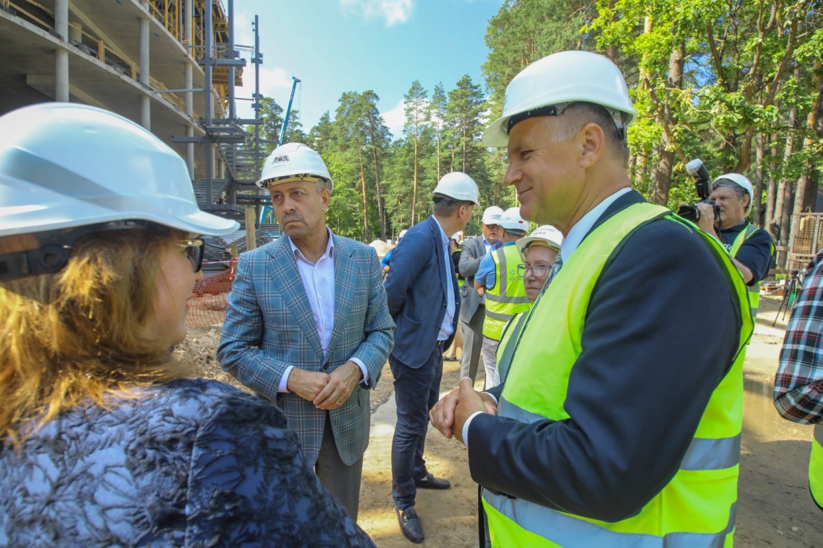 Mežaparka jaunās estrādes būvniecība norit pēc plānotā grafika