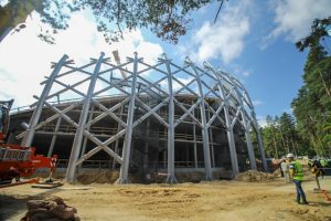 Mežaparka jaunās estrādes būvniecība norit pēc plānotā grafika