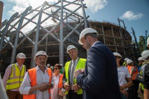 Mežaparka jaunās estrādes būvniecība norit pēc plānotā grafika