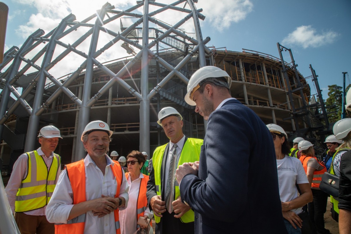 Mežaparka jaunās estrādes būvniecība norit pēc plānotā grafika