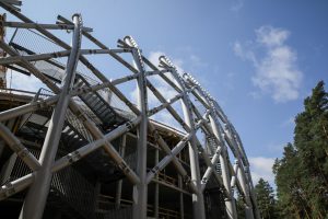 Mežaparka jaunās estrādes būvniecība norit pēc plānotā grafika