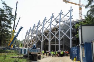 Mežaparka jaunās estrādes būvniecība norit pēc plānotā grafika