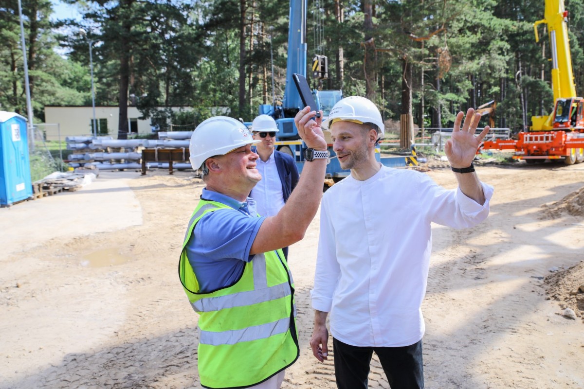 Mežaparka jaunās estrādes būvniecība norit pēc plānotā grafika