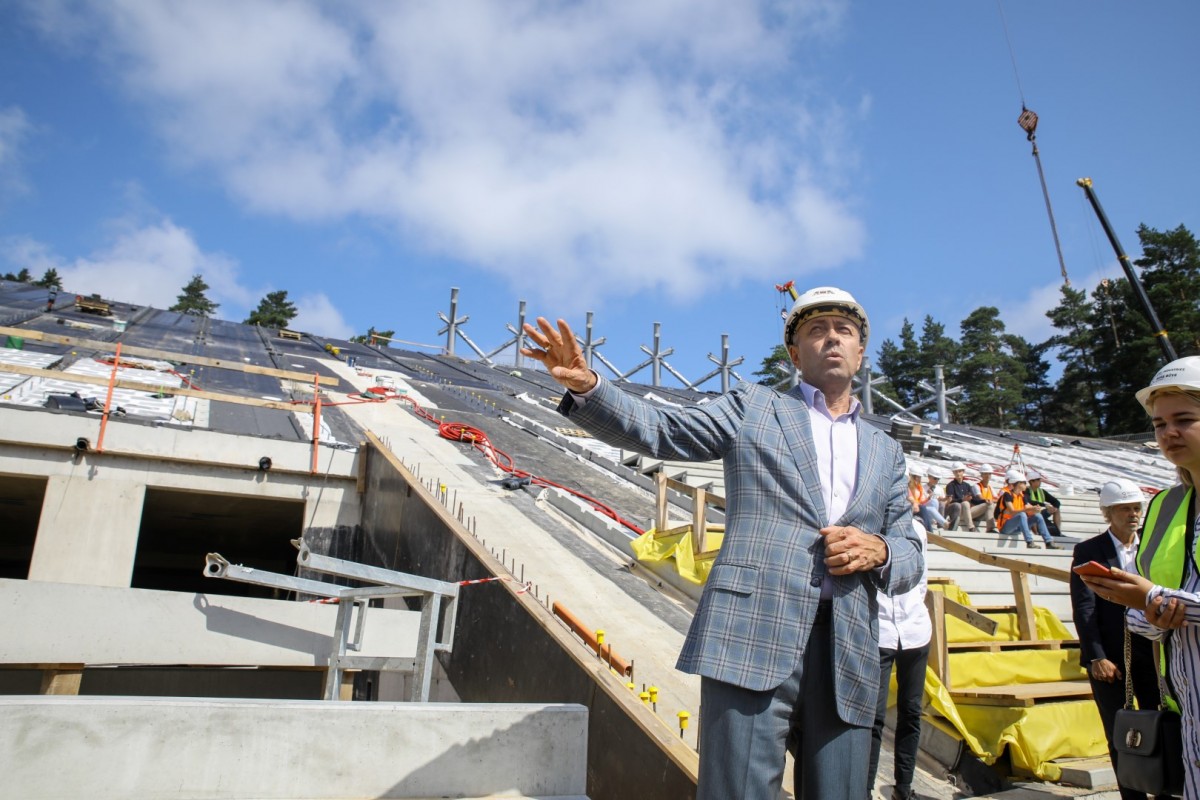 Mežaparka jaunās estrādes būvniecība norit pēc plānotā grafika