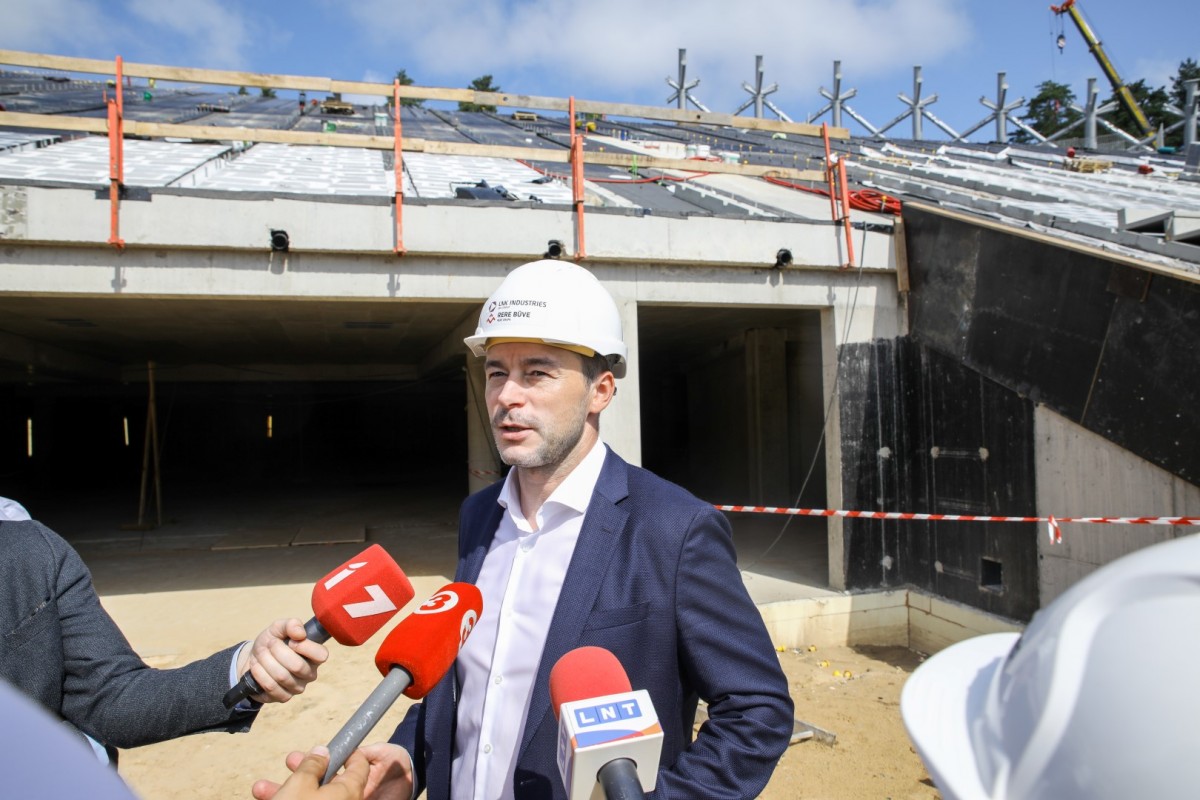 Mežaparka jaunās estrādes būvniecība norit pēc plānotā grafika