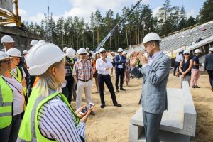 Mežaparka jaunās estrādes būvniecība norit pēc plānotā grafika