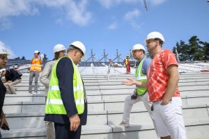 Mežaparka jaunās estrādes būvniecība norit pēc plānotā grafika