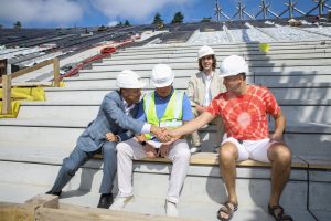 Mežaparka jaunās estrādes būvniecība norit pēc plānotā grafika