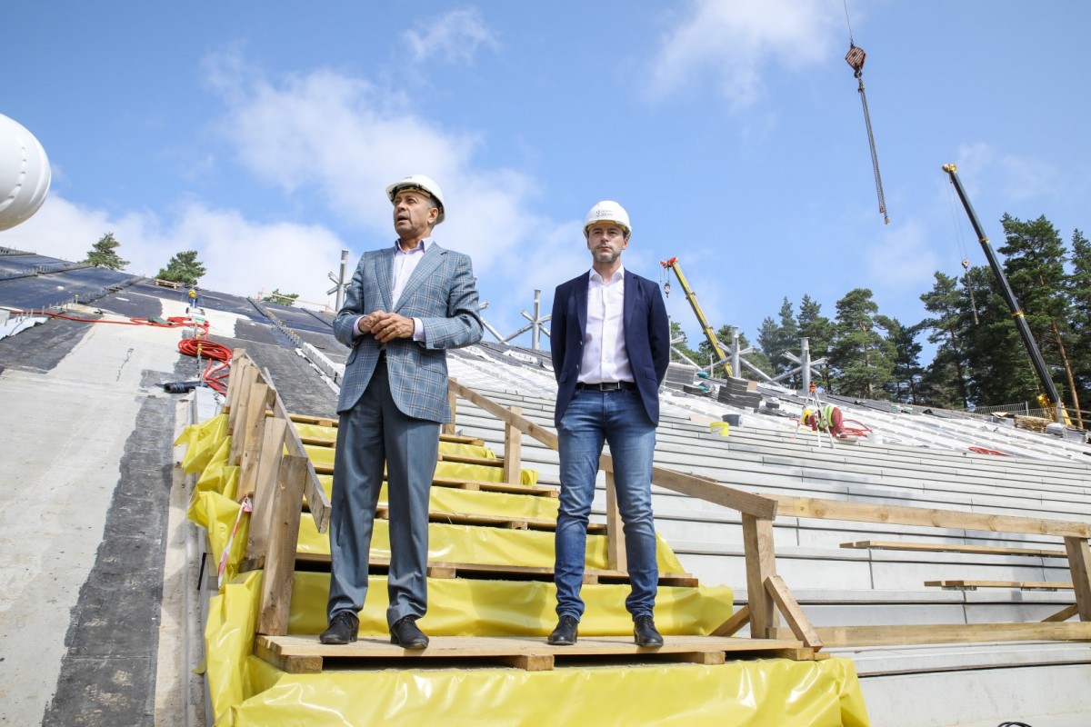 Mežaparka jaunās estrādes būvniecība norit pēc plānotā grafika