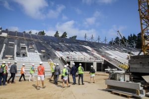 Mežaparka jaunās estrādes būvniecība norit pēc plānotā grafika