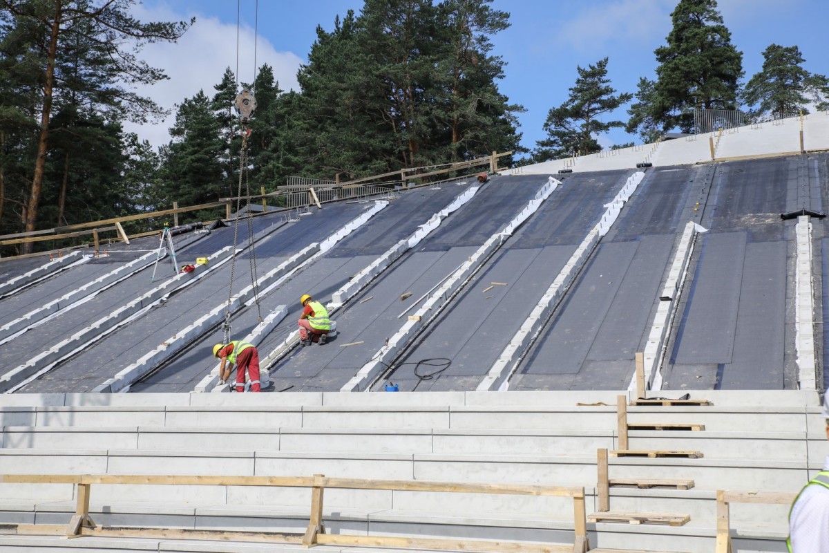 Mežaparka jaunās estrādes būvniecība norit pēc plānotā grafika