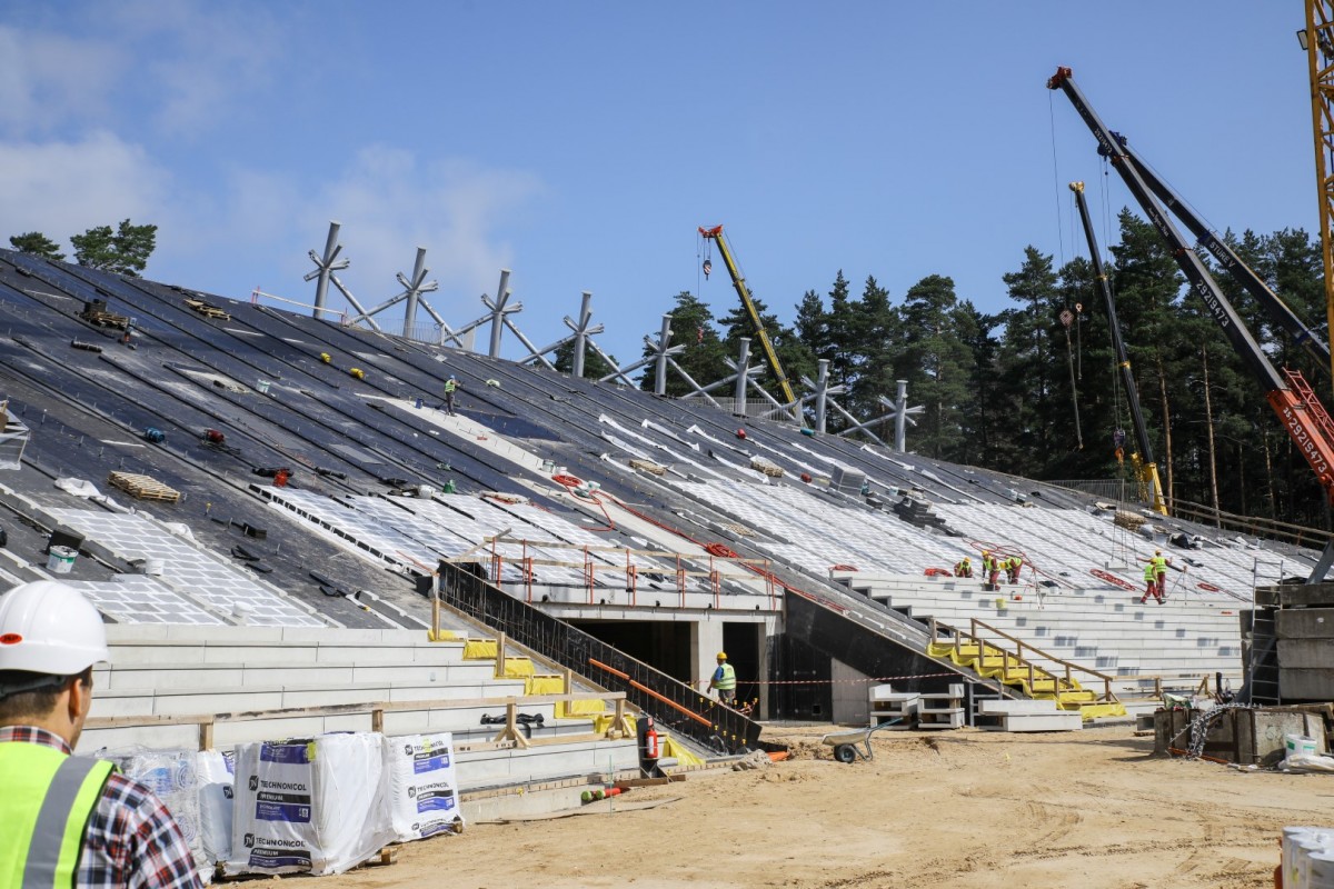 Mežaparka jaunās estrādes būvniecība norit pēc plānotā grafika
