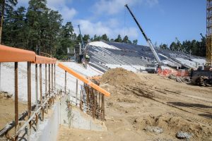 Mežaparka jaunās estrādes būvniecība norit pēc plānotā grafika