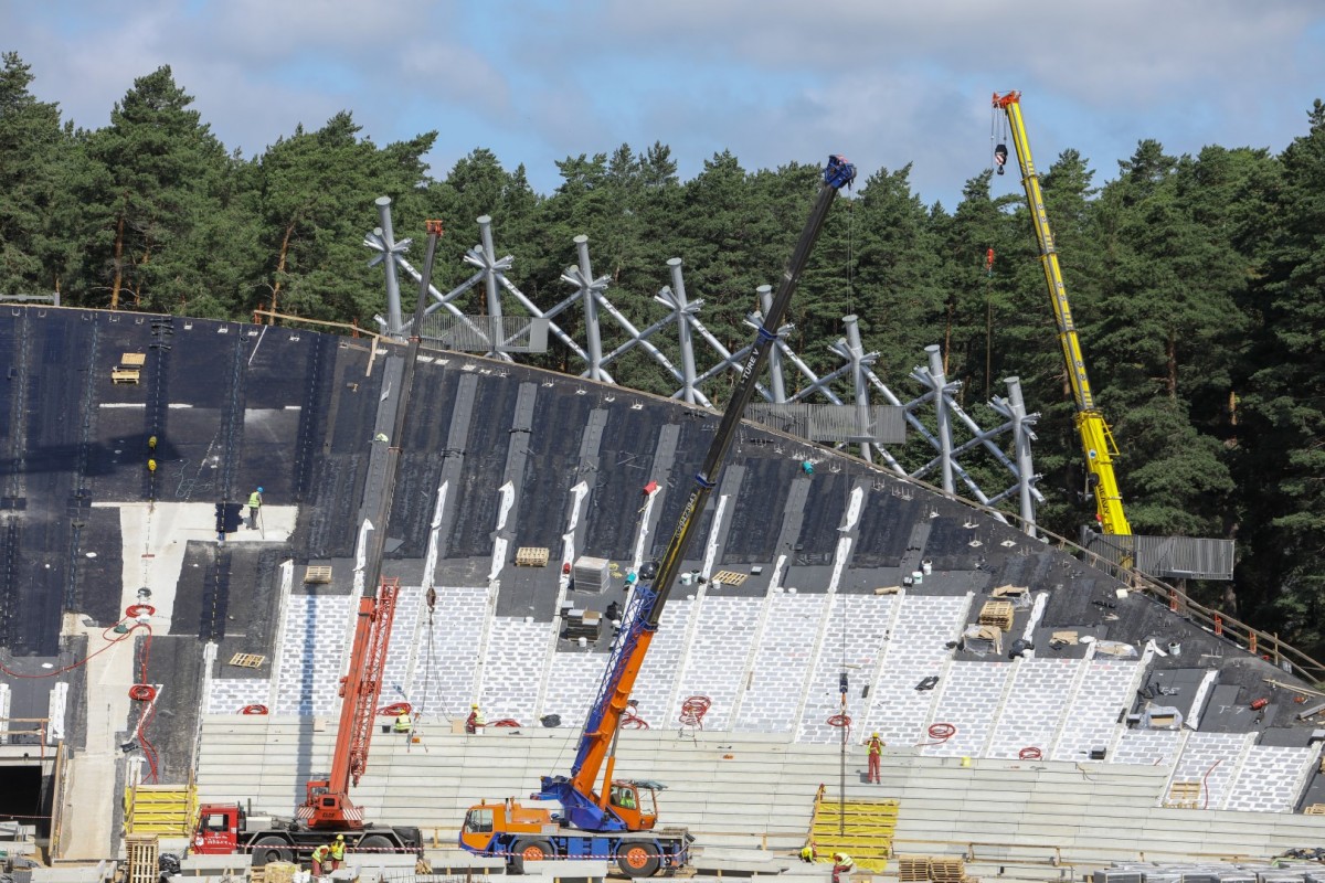 Mežaparka jaunās estrādes būvniecība norit pēc plānotā grafika