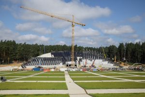 Mežaparka jaunās estrādes būvniecība norit pēc plānotā grafika