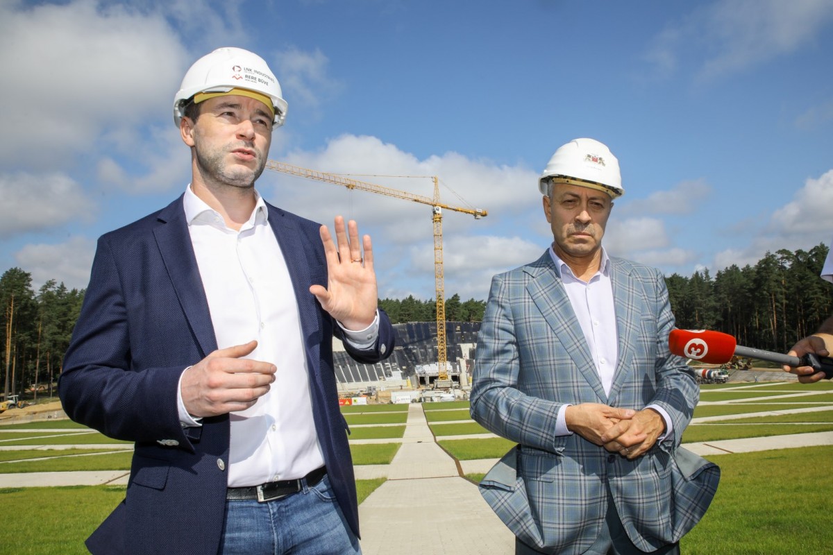 Mežaparka jaunās estrādes būvniecība norit pēc plānotā grafika