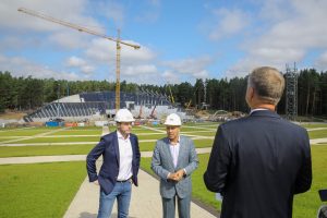 Mežaparka jaunās estrādes būvniecība norit pēc plānotā grafika