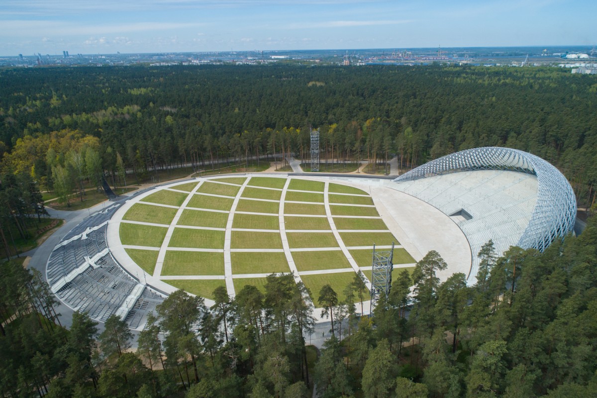 21.05.2020.-Mēnesi pirms līgumā noteiktā termiņa ekspluatācijā nodod Mežaparka Lielās estrādes būvniecības B posma pirmās kārtas darbus-7