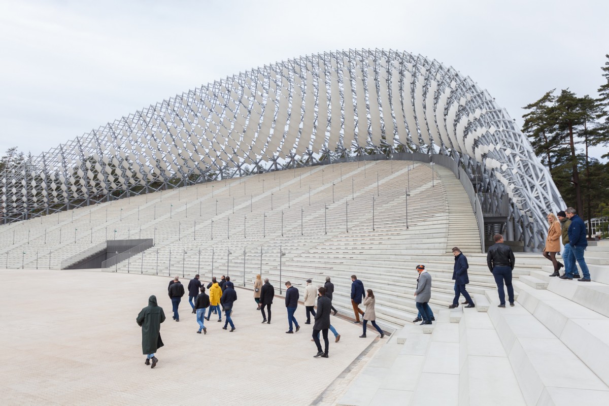 21.05.2020.-Mēnesi pirms līgumā noteiktā termiņa ekspluatācijā nodod Mežaparka Lielās estrādes būvniecības B posma pirmās kārtas darbus-4
