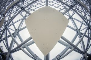Mežaparka Lielās estrādes būvniecības B posma pirmajā kārtā ir izbūvēta arhitektu iecerētā “Sidraba birzs” dziesmu kalnā-23
