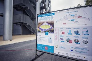 Mežaparka Lielās estrādes būvniecības B posma pirmajā kārtā ir izbūvēta arhitektu iecerētā “Sidraba birzs” dziesmu kalnā-19